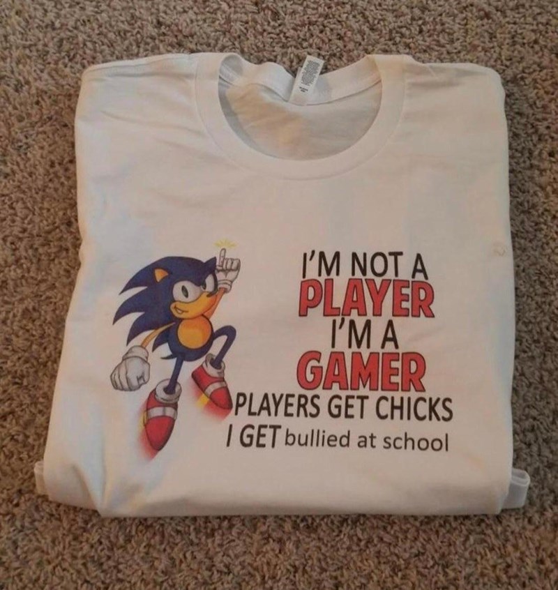 i m not a player i m a gamer meme - Im I'M Not A Player I'M A Gamer Players Get Chicks I Get bullied at school