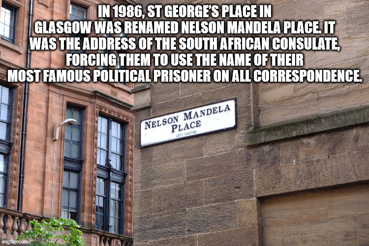 super junior macros - In 1986, St George'S Place In Glasgow Was Renamed Nelson Mandela Place. It Was The Address Of The South African Consulate, Forcing Them To Use The Name Of Their Most Famous Political Prisoner On All Correspondence. Nelson Mandela Pla
