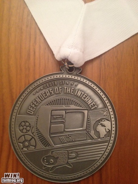 internet medal - Order Of Be The Interne Defenders Win! failblog.org