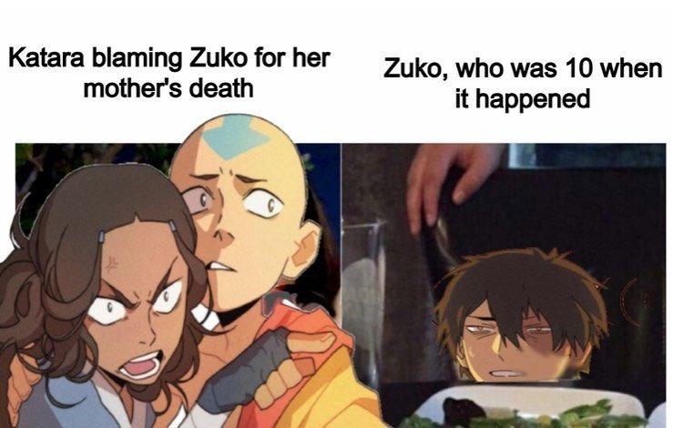 zuko mako - Katara blaming Zuko for her mother's death Zuko, who was 10 when it happened