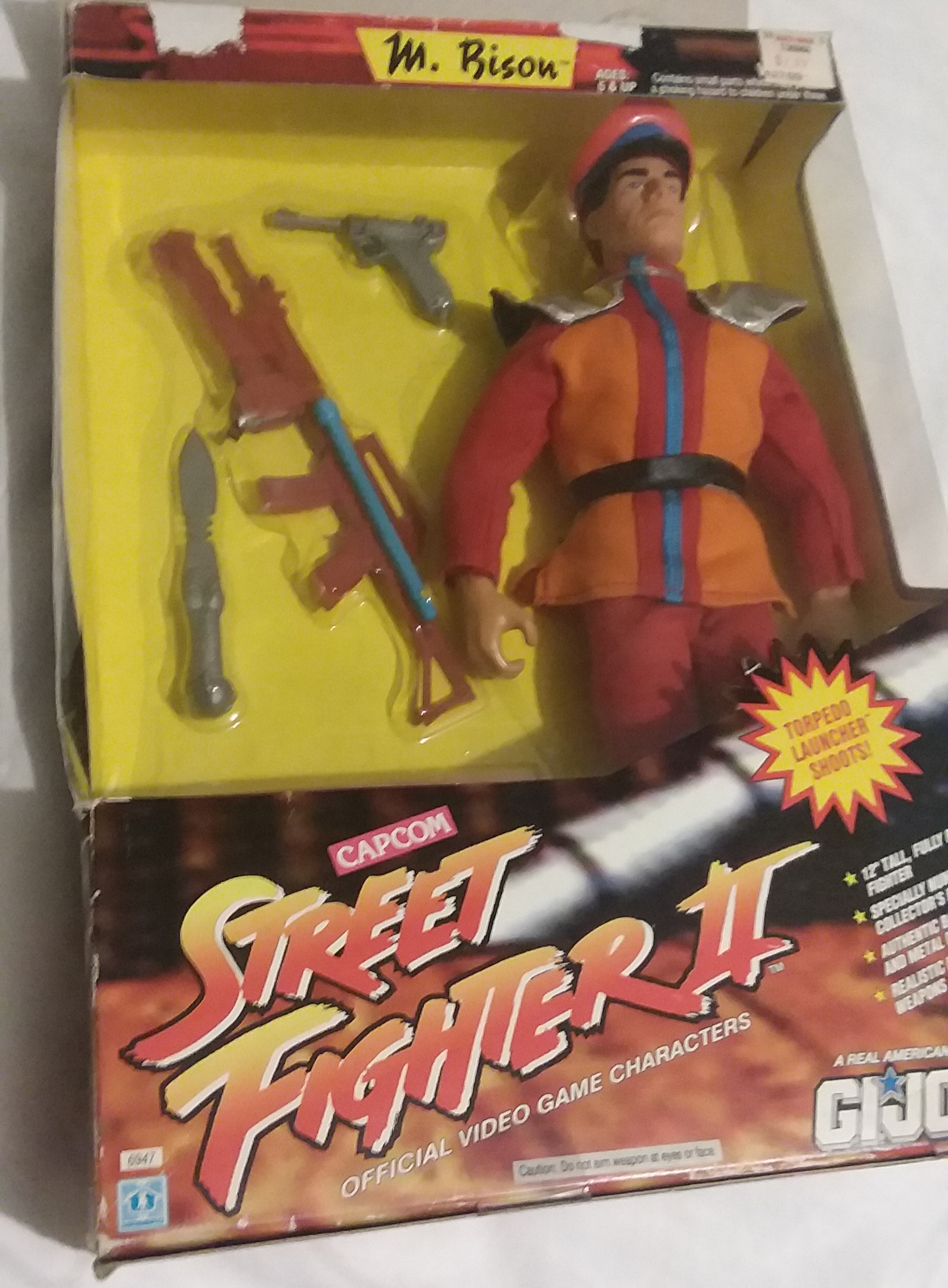 action figure - m. Bison Capcom Gije Official Video Game Characters