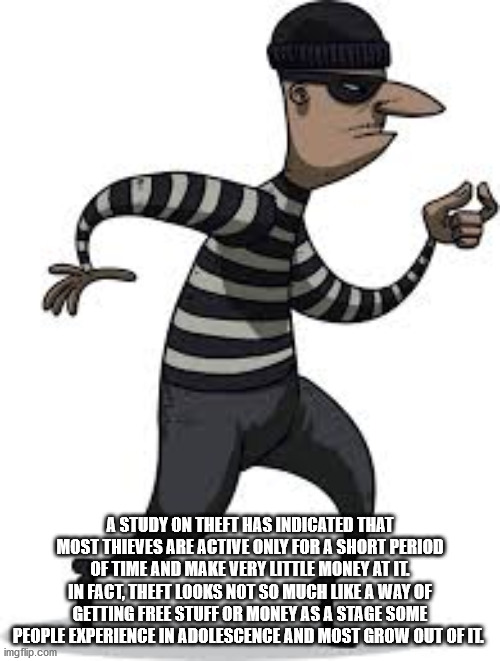 robber cartoon png - A Study On Theft Has Indicated That Most Thieves Are Active Only For A Short Period Of Time And Make Very Little Money At Il In Fact, Theft Looks Not So Much A Way Of Getting Free Stuff Or Money As A Stage Some People Experience In Ad