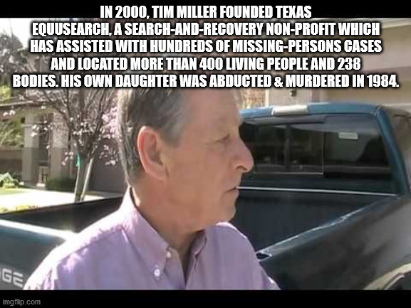 kanye west taylor swift - In 2000, Tim Miller Founded Texas Equusearch, A SearchAndRecovery NonProfit Which Has Assisted With Hundreds Of MissingPersons Cases And Located More Than 400 Living People And 238 Bodies. His Own Daughter Was Abducted & Murdered