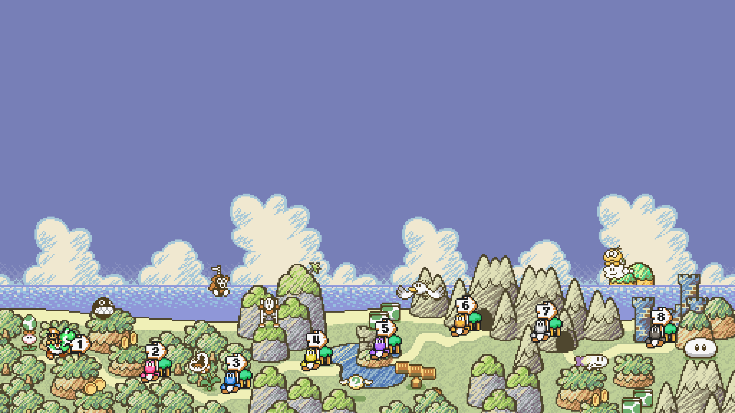 yoshi's island - b 18 Hell 14