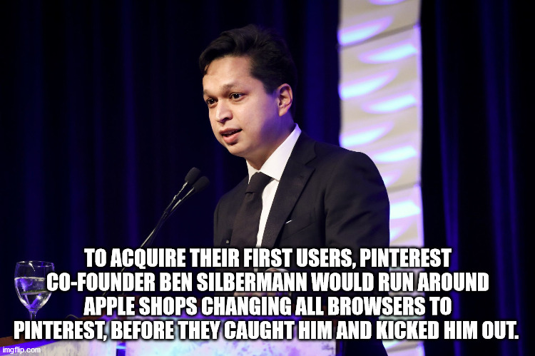 st. louis blues - To Acquire Their First Users, Pinterest CoFounder Ben Silbermann Would Run Around Apple Shops Changing All Browsers To Pinterest, Before They Caught Him And Kicked Him Out. imgflip.com