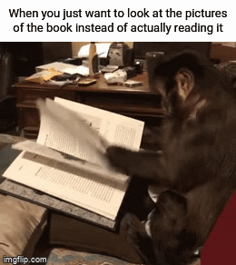 atheism struggling to do exponents they don t believe in a higher power - When you just want to look at the pictures of the book instead of actually reading it imgfip.com