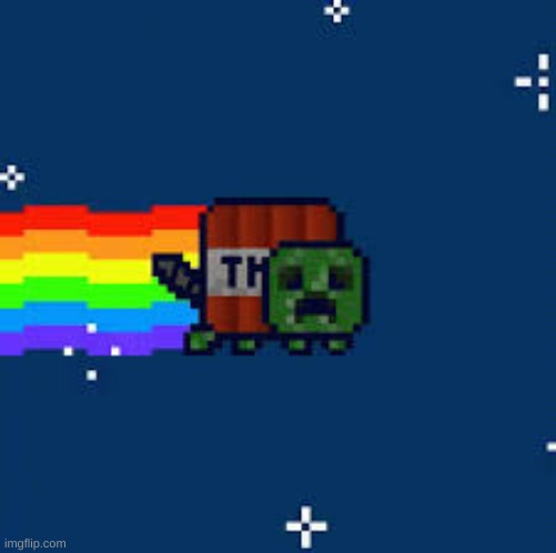 minecraft nyan cat gif - Th imgflip.com