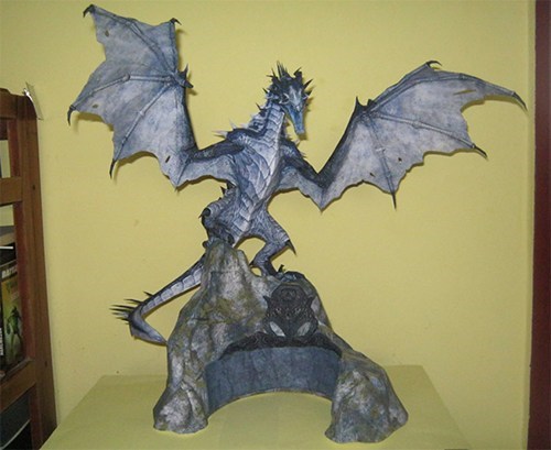 frost dragon papercraft