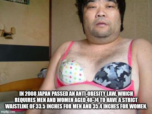 happy birthday fat asian - In 2008 Japan Passed An AntiObesity Law, Which Requires Men And Women Aged 4014 To Have A Strict Waistline Of 33.5 Inches For Men And 35.4 Inches For Women. imgflip.com