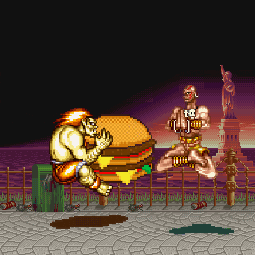 funny street fighter gif - to