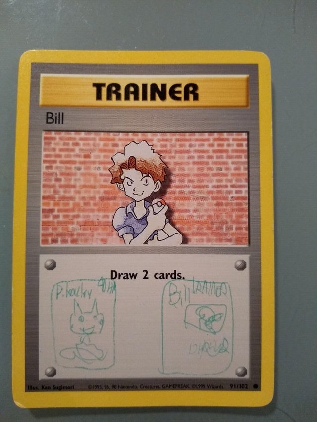 bill pokemon card