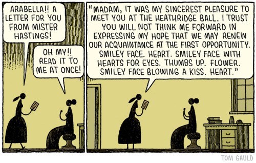 kafka tom gauld - Arabella!! A "Madam, It Was My Sincerest Pleasure To Letter For You Meet You At The Heathridge Ball. I Trust From Mister You Will Not Think Me Forward In Hastings! Expressing My Hope That We May Renew Our Acquaintance At The First Opport