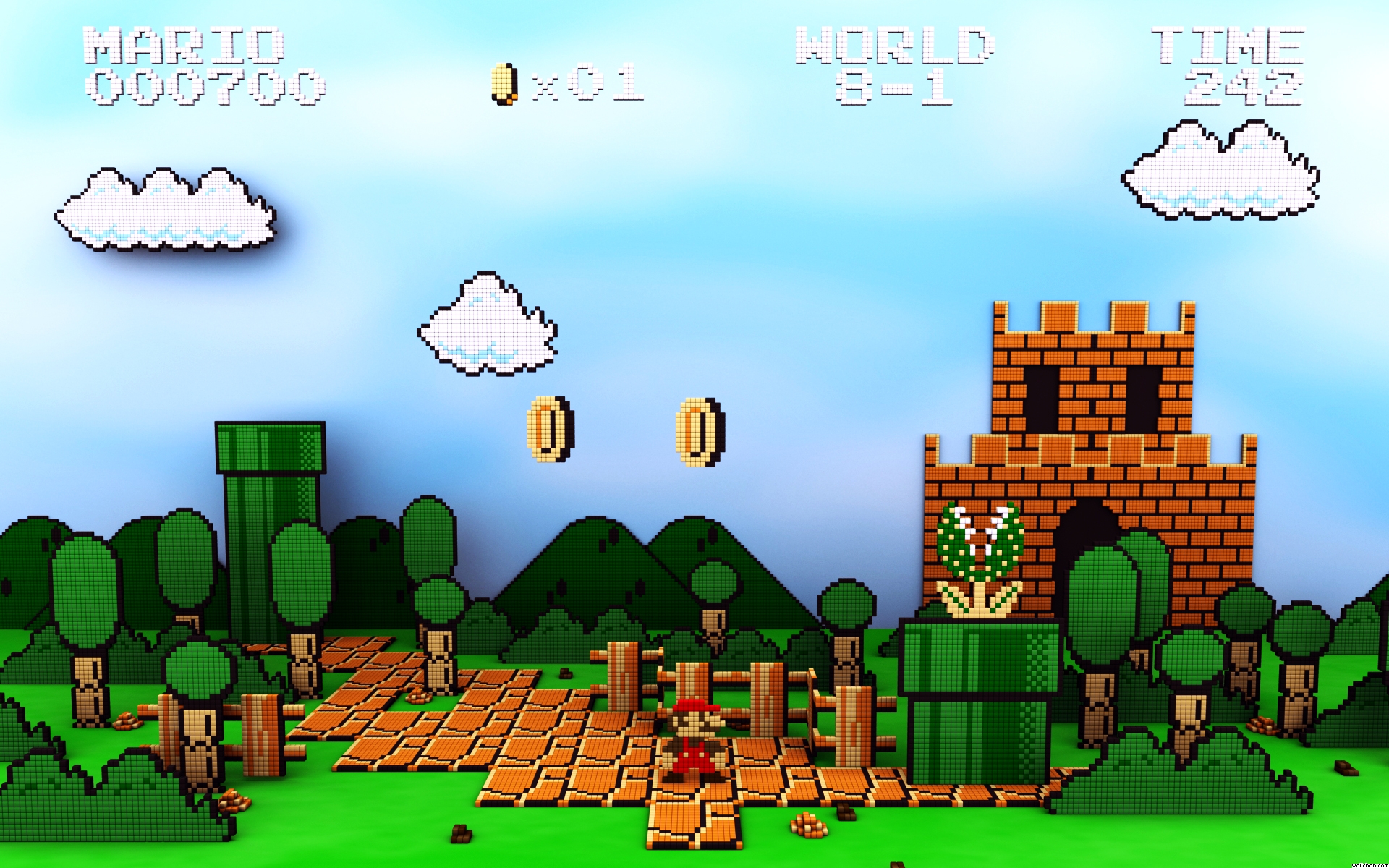 mario background