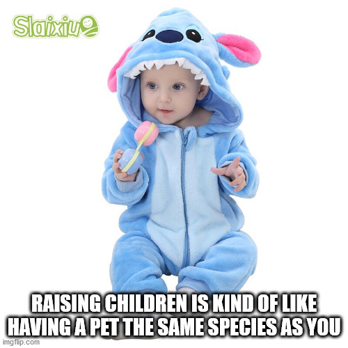 Slaixiu Raising Children Is Kind Of Having A Pet The Same Species As You imgflip.com