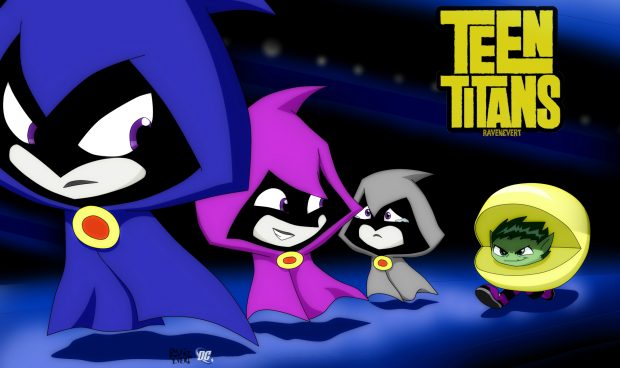 teen titans wallpaper gif - Teen Titans Ravenevert 9 Vic