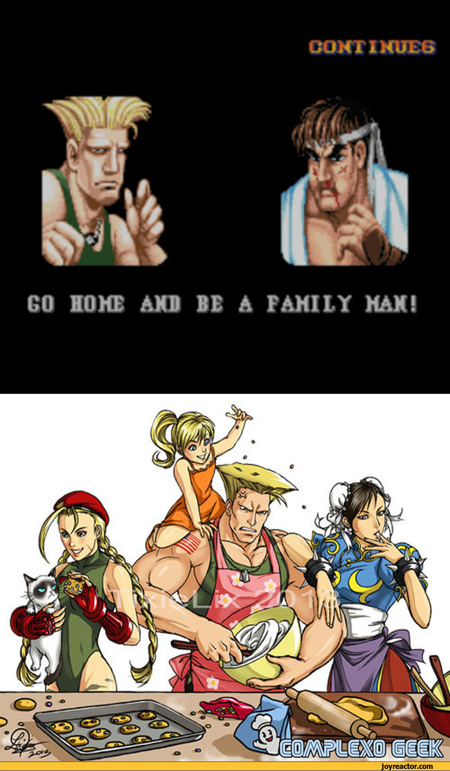 gaming memes and pics - go home and be a family man street fighter - Continues Go Hohe And Be A Family Han! 0907 Complexo Geek joyreactor.com