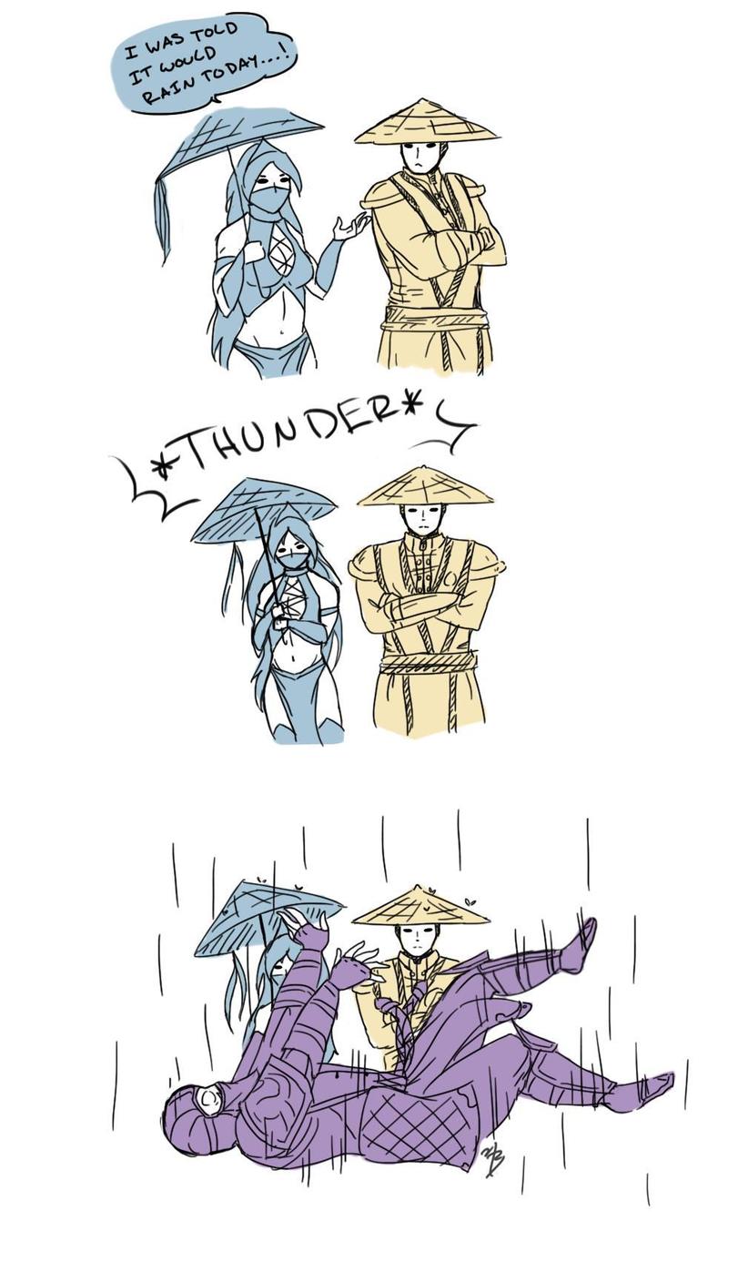 rain mortal kombat funny - I Was Told It Would Rain Today...! 2 Thunder