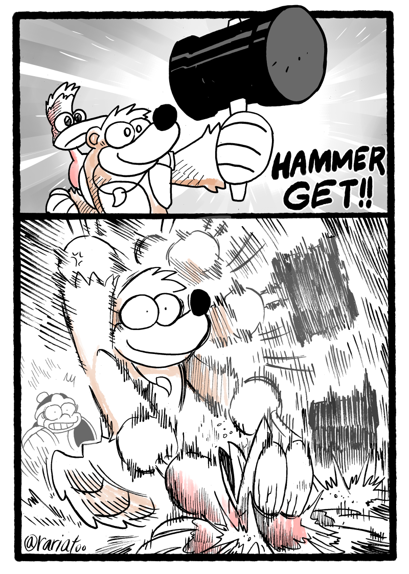cartoon - Hammer Get!! Orariato