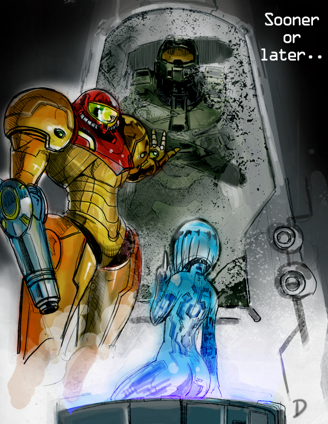 halo and metroid - Sooner or later.. D