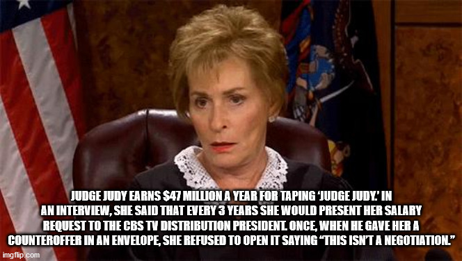 gagging gif - Judge Judy Earns $47 Million A Year For Taping Judge Judy.' In An Interview, She Said That Every 3 Years She Would Present Her Salary Request To The Cbs Tv Distribution President Once, When He Gave Her A Counteroffer In An Envelope, She Refu