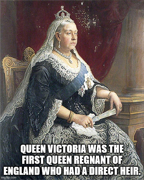 painting queen victoria portrait - procese yoyote ted Queen Victoria Was The First Queen Regnant Of England Who Had A Direct Heir. imgflip.com