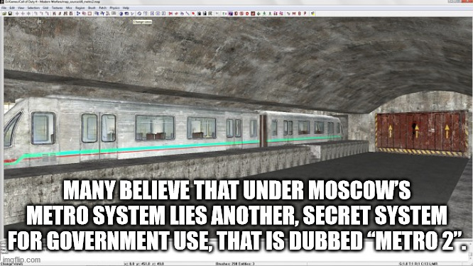 rolling stock - Many Believe That Under Moscow'S Metro System Lies Another, Secret System For Government Use That Is Dubbed Metro 2". jmgflip.com 1515