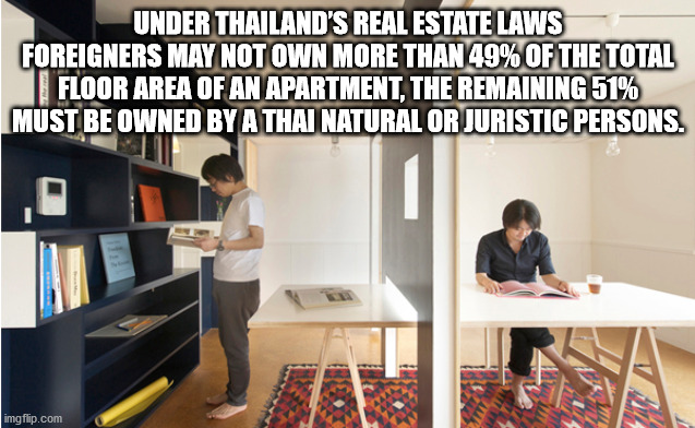 moving walls gif - Under Thailand'S Real Estate Laws Foreigners May Not Own More Than 49% Of The Total Floor Area Of An Apartment, The Remaining 51% Must Be Owned By A Thai Natural Or Juristic Persons. imgflip.com