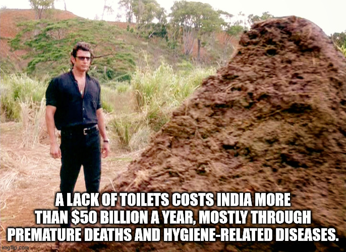 amber turd meme - A Lack Of Toilets Costs India More Than $50 Billion A Year, Mostly Through Premature Deaths And HygieneRelated Diseases. imgflip.com
