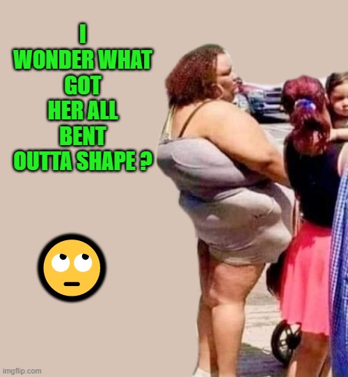 if was a person meme - 0 Wonder What Got Her All Bent Qutta Shape imgflip.com
