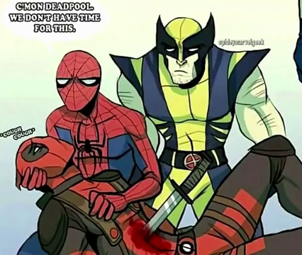 funny deadpool fanart - C'Mon Deadpool We Dont Have Time For This. epidlaptarsalar "Couch Cougio