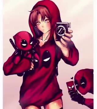 spiderman y deadpool girl