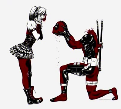 deadpool and harley quinn