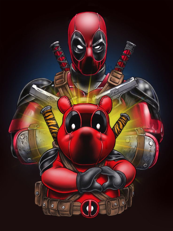 winnie the pooh deadpool - We 6