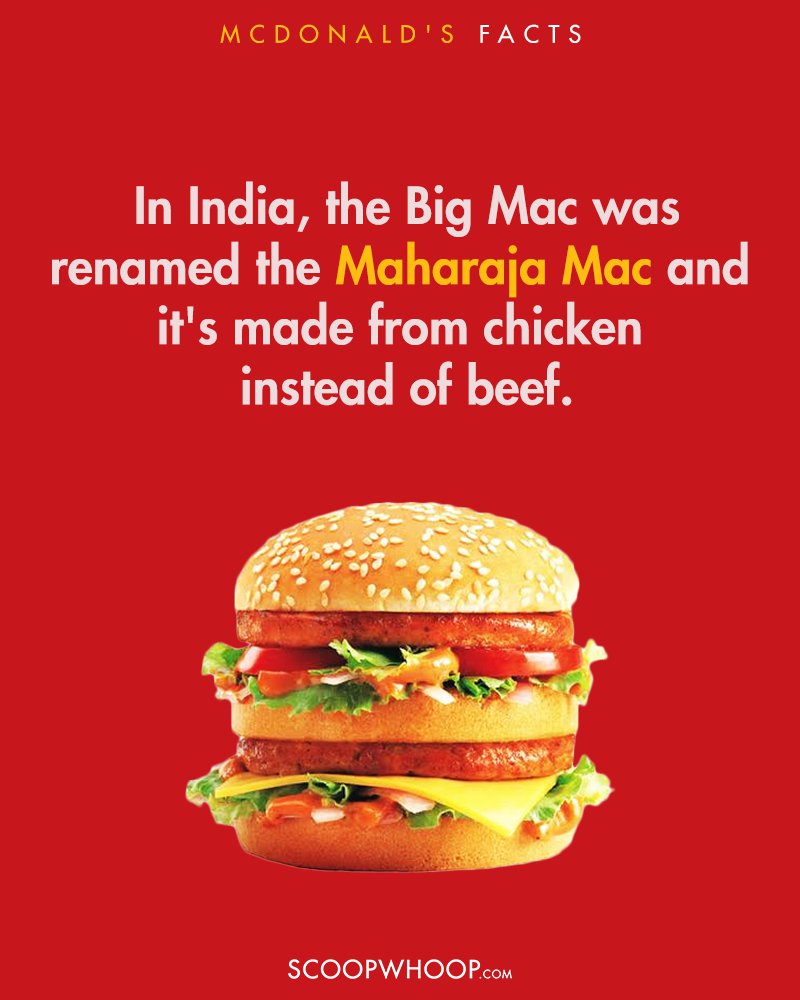 national archaeological museum - Mcdonald'S Facts In India, the Big Mac was renamed the Maharaja Mac and it's made from chicken instead of beef. 1R Scoopwhoop.Com