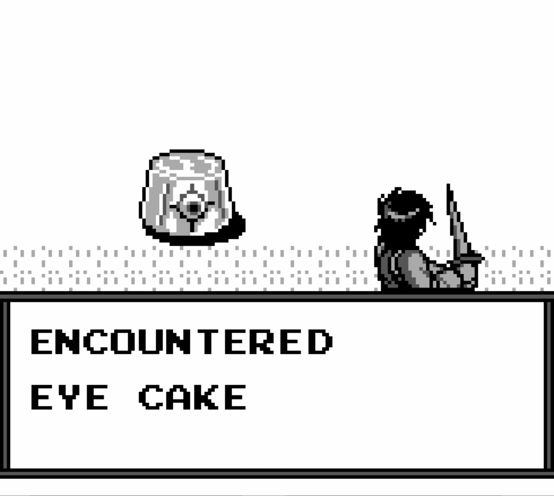 The cake is an eye