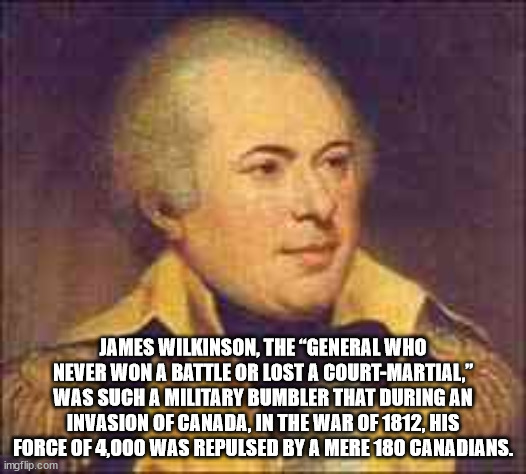 head - James Wilkinson, The General Who Never Won A Battle Or Lost A CourtMartial,