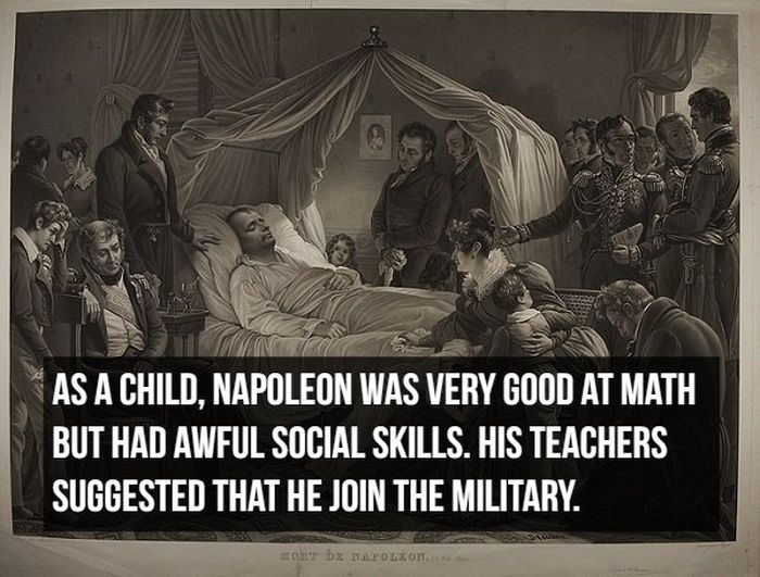 napoleon bonaparte final years - As A Child, Napoleon Was Very Good At Math But Had Awful Social Skills. His Teachers Suggested That He Join The Military. . ,