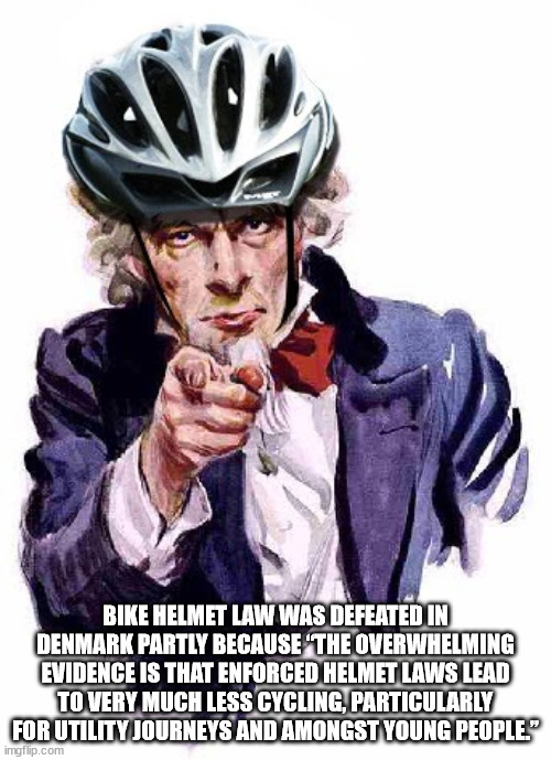 don t let the team down meme - Bike Helmet Law Was Defeated In Denmark Partly Because The Overwhelming Evidence Is That Enforced Helmet Laws Lead To Very Much Less Cycling, Particularly For Utility Journeys And Amongst Young People." imgflip.com