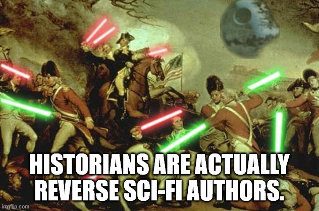 death of general mercer at the battle of princeton, january 3, 1777 - Historians Are Actually Reverse SciFi Authors. imgflip.com