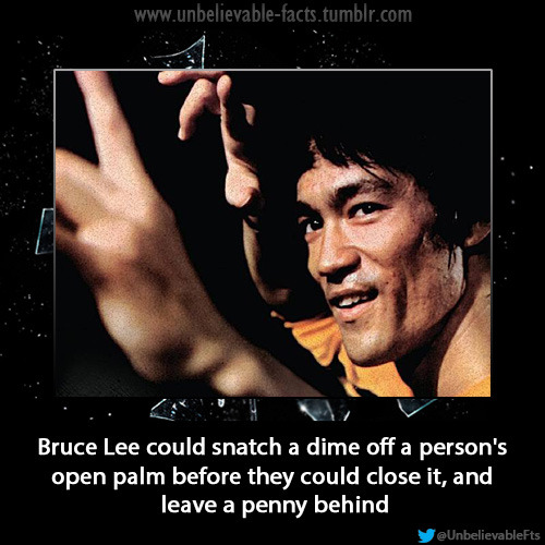 mazda bruce lee ad - Bruce Lee could snatch a dime off a person's open palm before they could close it, and leave a penny behind