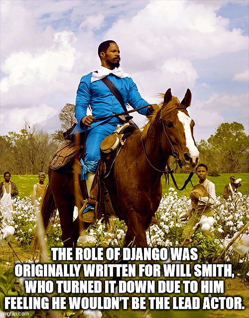 rdr2 saint denis memes - 9 The Role Of Django Was Originally Written For Will Smith, Who Turned It Down Due To Him Feeling He Wouldn'T Be The Lead Actor. imgflip.com