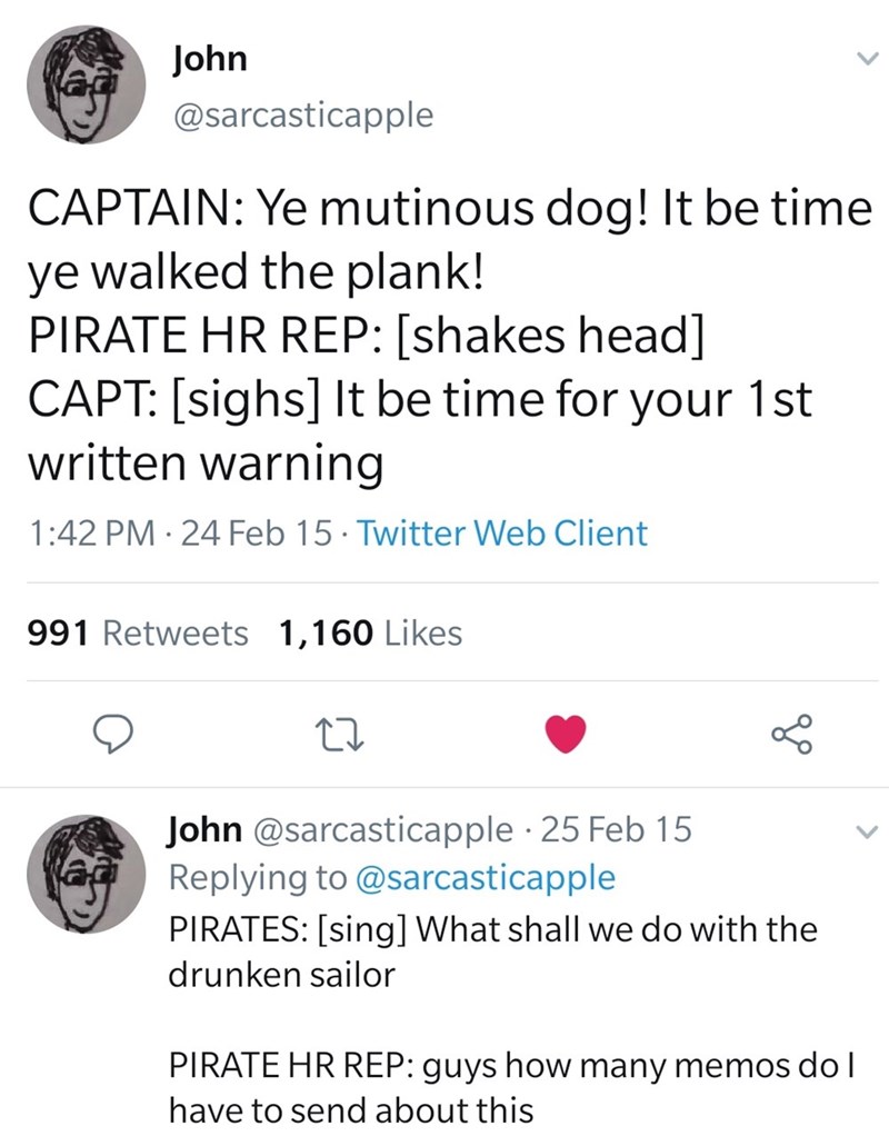 Talk Like A Pirate Day 2021