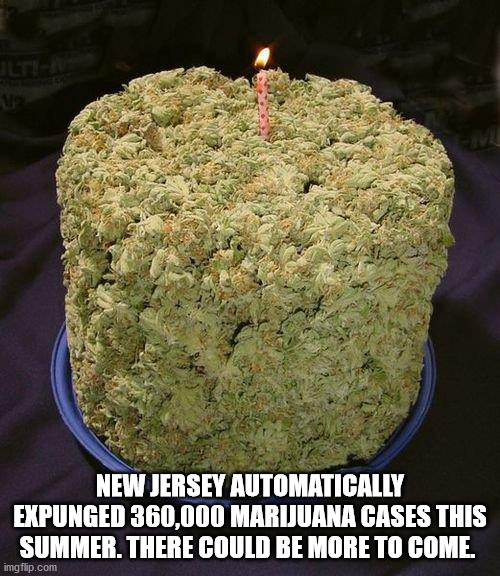 happy birthday marijuana - New Jersey Automatically Expunged 360,000 Marijuana Cases This Summer. There Could Be More To Come. imgflip.com