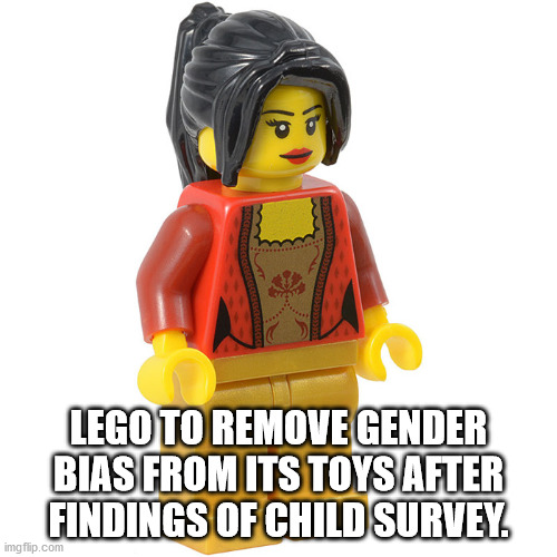 trusted reviews - Lego To Remove Gender Bias From Its Toys After Findings Of Child Survey imgflip.com