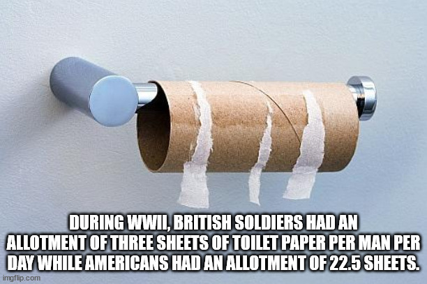 willy wonka meme - During Wwii, British Soldiers Had An Allotment Of Three Sheets Of Toilet Paper Per Man Per Day While Americans Had An Allotment Of 22.5 Sheets. imgflip.com