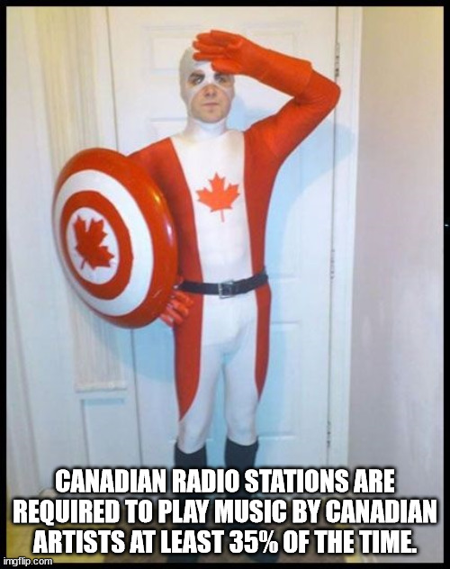 orange caramel - Canadian Radio Stations Are Required To Play Music By Canadian Artists At Least 35% Of The Time. imgflip.com
