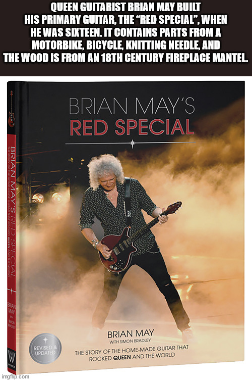 Brian May's Red Special: The Story of the Home-Made Guitar That Rocked Queen and the World - Queen Guitarist Brian May Built His Primary Guitar, The "Red Special", When He Was Sixteen. It Contains Parts From A Motorbike, Bicycle, Knitting Needle, And The 