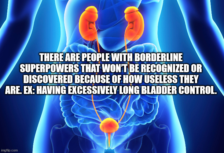 shower thoughts - musculation femme avant apres - su There Are People With Borderline Superpowers That Won'T Be Recognized Or Discovered Because Of How Useless They Are. Ex Having Excessively Long Bladder Control. imgflip.com