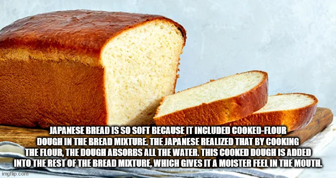 milk bread - Japanese Bread Is So Soft Because It Included CookedFlour Dough In The Bread Mixture. The Japanese Realized That By Cooking The Flour, The Dough Absorbs All The Water. This Cooked Dough Is Added Into The Rest Of The Bread Mixture, Which Gives