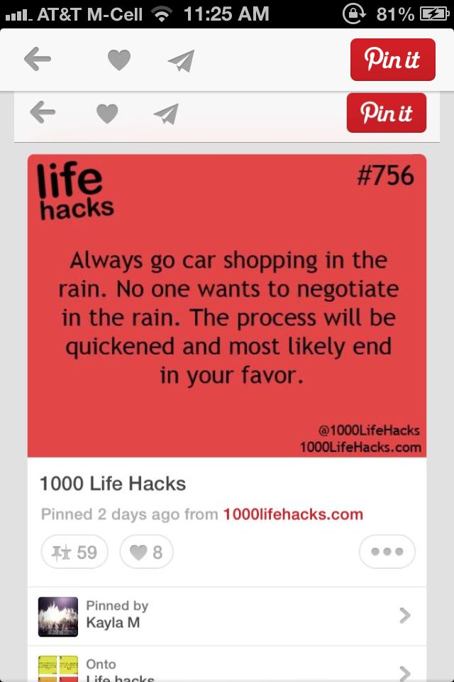 A Few Life Hacks to Help You Out